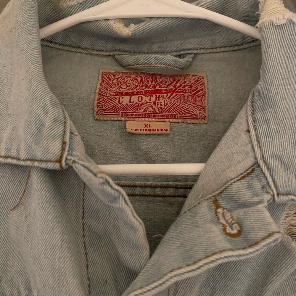 Oversized Jean jacket - Picture 4 of 7